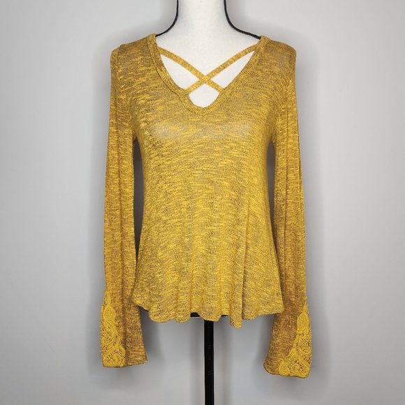 Blu Pepper Sweaters - Blu Pepper Mustard Sweater